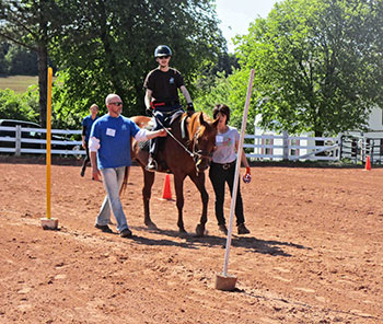 Ryan and Tessa with poles